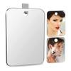 Acrylic Shower Makeup Mirror Women Men Portable Fogless Mirror with Holder Suction Cup Home Bathroom Washroom Decorative Mirrors