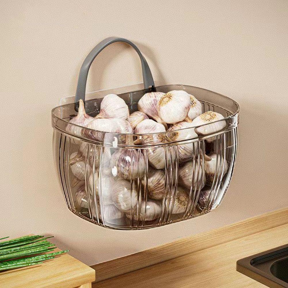 Creative Storage Rack Wall Mounted Storage Box Multi-Function Small Hanging Basket  Bathroom