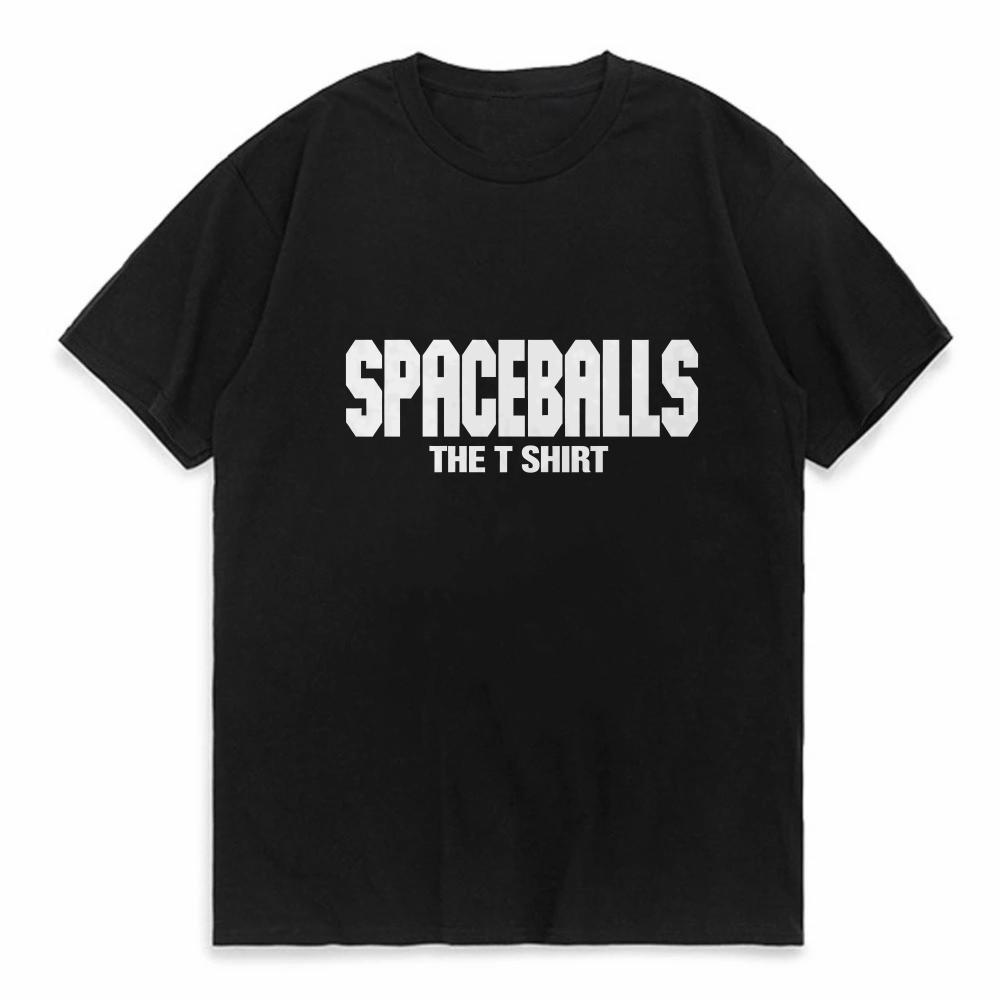 Mens SPACEBALLS pinrt Graphic t shirt Casual Summer Retro Style TShirt fashion Breathable Short Sleeve Round Neck Tees