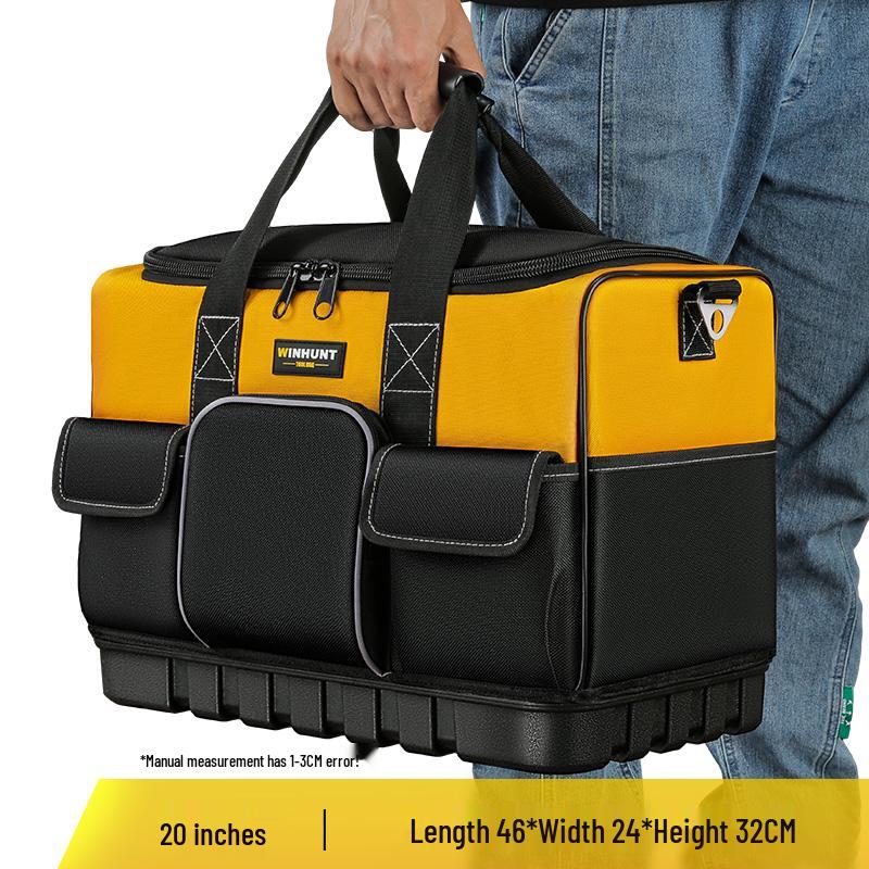 Everwinners Multifunctional Thickened Canvas Tool Bag for Electricians