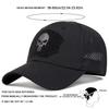 Unisex Skull Embroidery Baseball Net Caps Spring Summer Outdoor Adjustable Casual Hats Dad Hat Sunscreen Hat