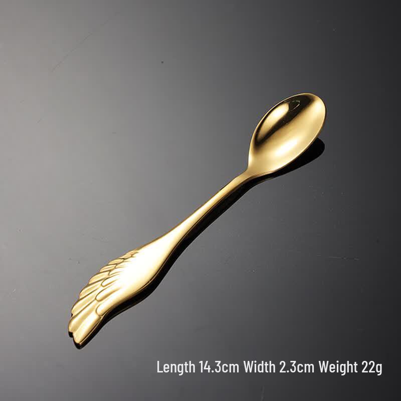 Qian Xing Angel Wing 304 Stainless Steel Dessert Spoon Set