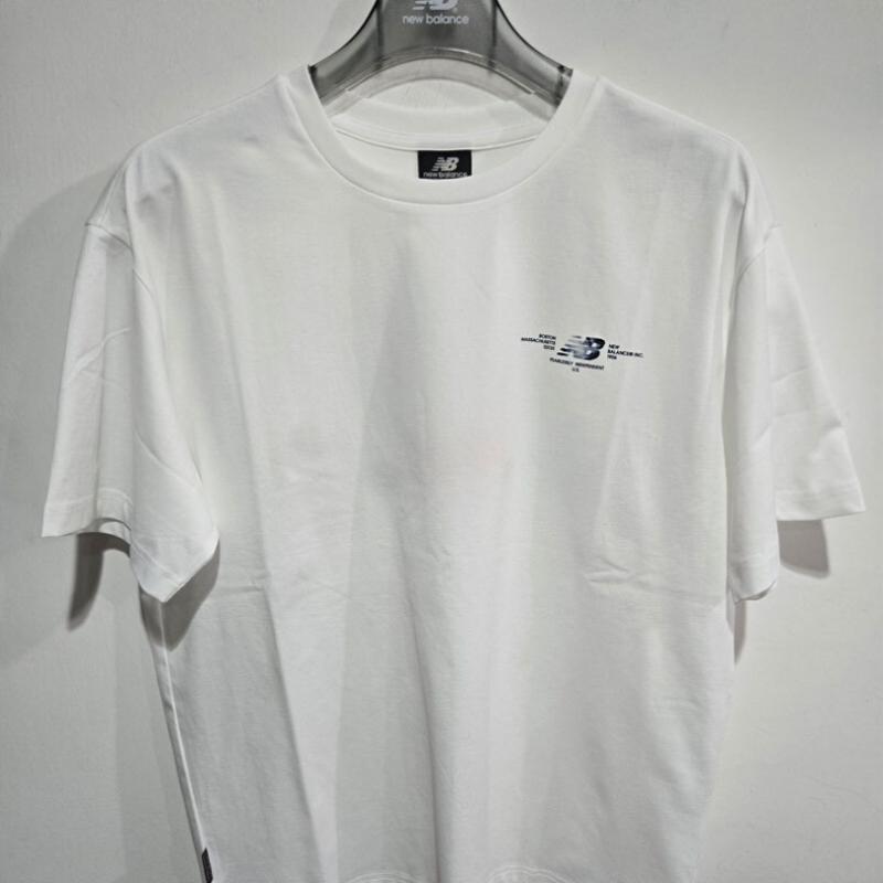 New Balance Uni Frozen Pixel Graphic Short Sleeve Tee Nbnef21523 White