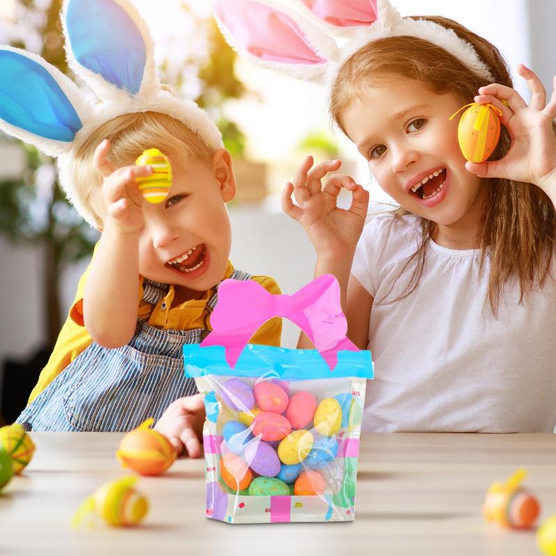 18PCS Pigeons Bird Eggs Easter Decorations For Home Colorful Foam SpeckArtificial Eggs DIY Crafts Easter Party Wreath Ornaments