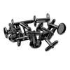 10pcs Cufflinks Blanks Settings Fits (1/2") 12mm Cabochons Cuff Links Bezel