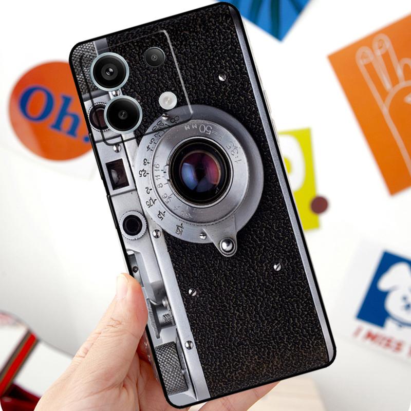 Retro Classic Vintage Camera Funda For Xiaomi Redmi Note 11 10 12 13 14 15 Pro Plus Case For Redmi 15 10C 13C 12C 14C 15C