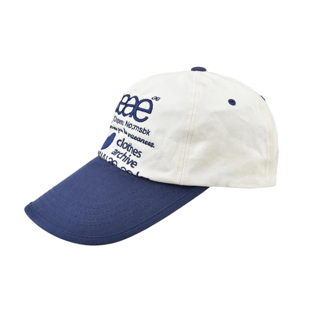 Eiieii Web Logo Two Tone Ball Cap - [White/Blue]
