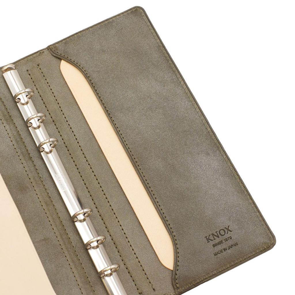 Narrow Size 11mm Genuine Leather System Organizer 1228195 N/PEARCE [Green]
