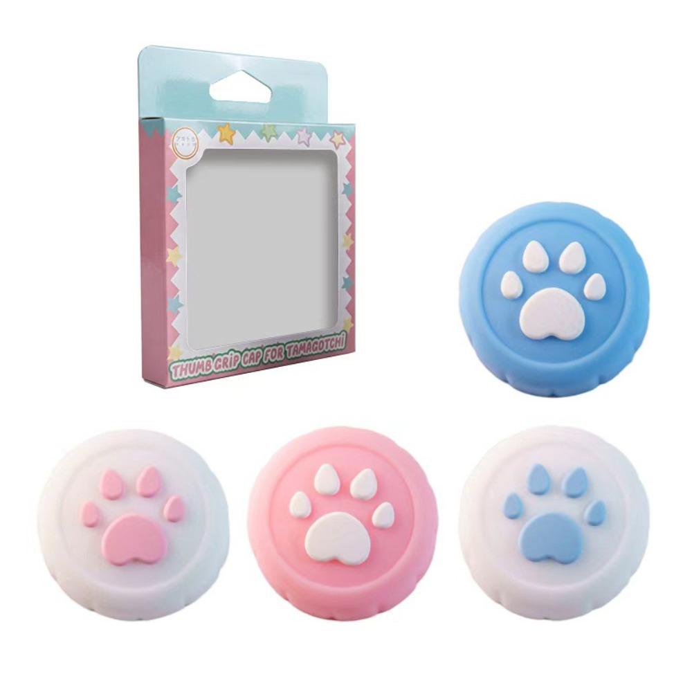 4Pcs Star Knob Cover Silicone Rocker Cap Thumb Stick Grip Caps for Tamagotchi Paradise Accessories