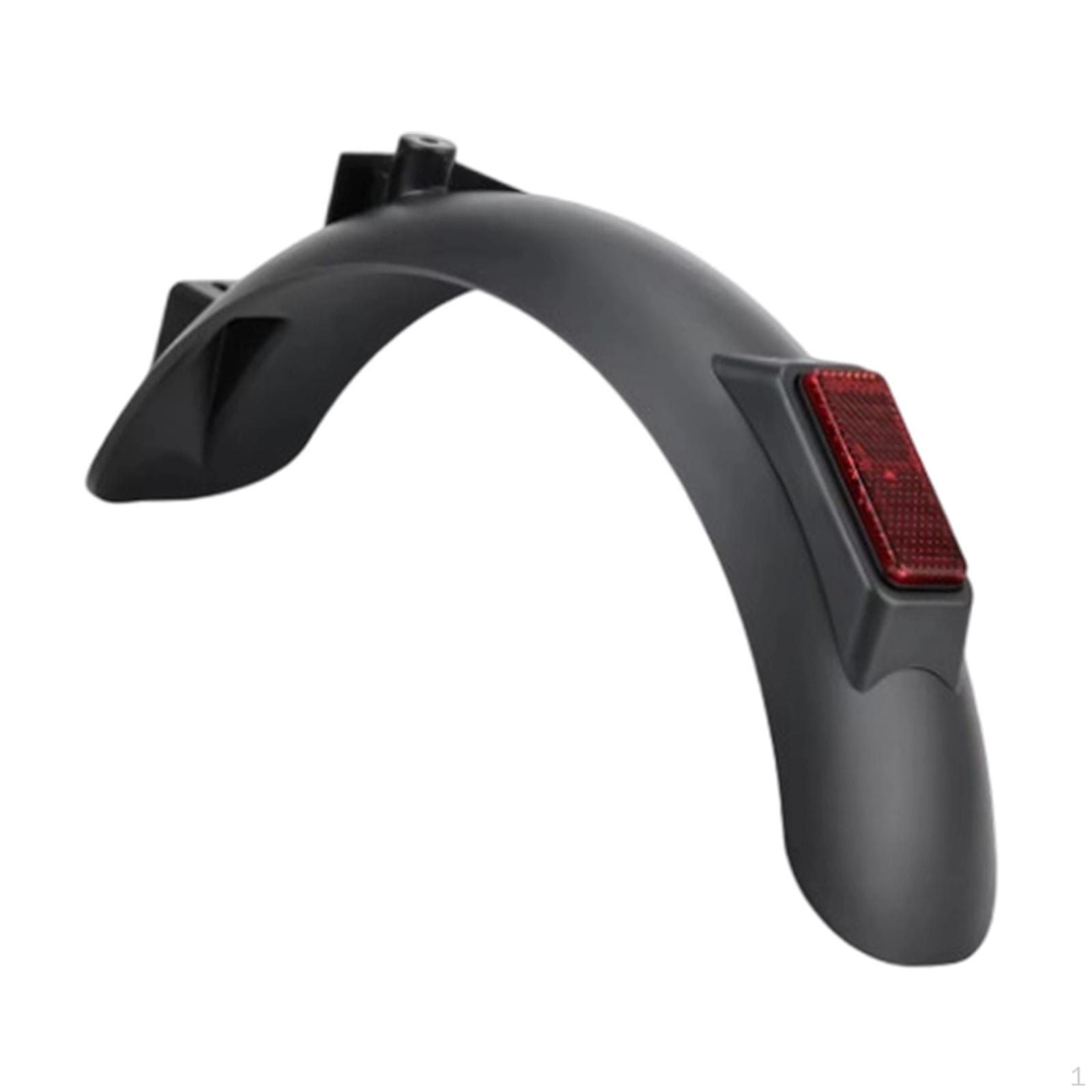 

Rear for Electric Bike, Tire Mudguard, Repair Part, Black Impact Resistant with Reflector and