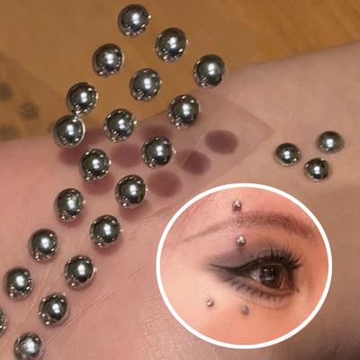 Zelfklevende Nep Lip Wenkbrauw Stickers Niet-piercing Neusring Stickers Navel Nagels Herbruikbare Lichaam Oorbel Studs Stickers