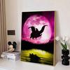 Disney Diamond Painting Dumbo Moonlit Silhouette Theme Illustration 5D Full Diamond Art Mosaic DIY Embroidery Cartoon Wall Decoration