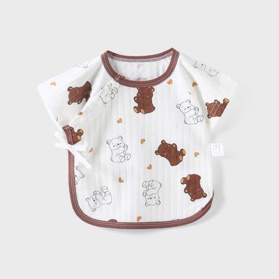 Newborn Pure Cotton Seamless Top - First Month Summer & Autumn Style