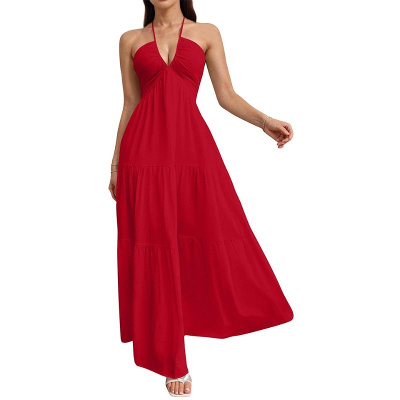 Eaby summer new hot-selling women's neck dress