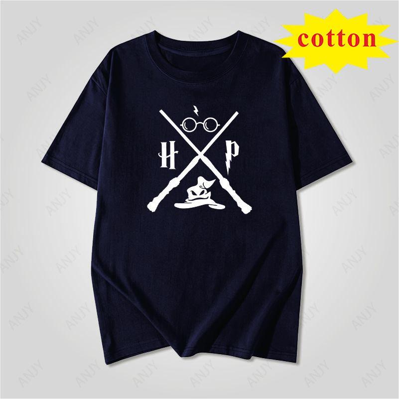 Minimalist Scissors Wine Glass Printed Short Sleeve Tshirt Line Pattern Unisex Casual Top