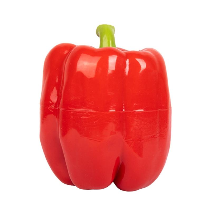 Pet Dog Toy Extra-tough Color Pepper Toy Funny Interactive Elasticity Dog Chew Toy for Dog Tooth Cleaning Tool of Food