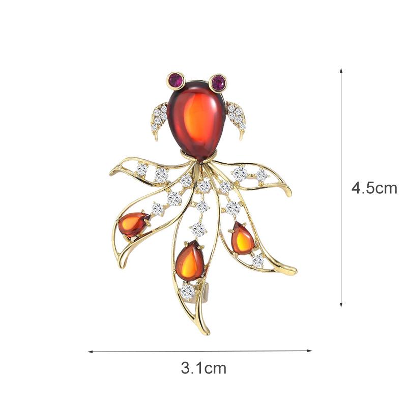 Senior Brooches Flower Leaf Brooch Pins for Women Suit Pendant  Fashion Brooches Jewelry
