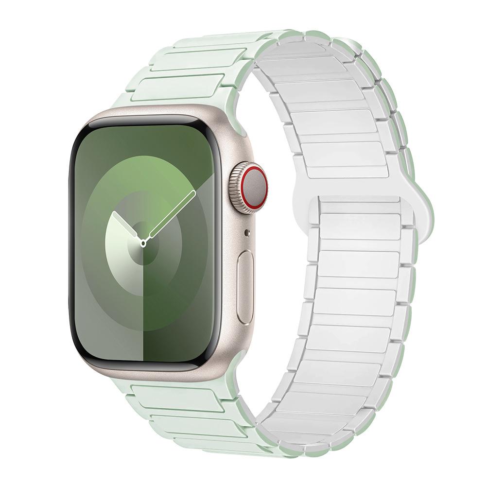 For Apple Watch Straps: 1-11 Generations / Ultra3 / SE3 Second Generation - Three-bead Silicone Magnetic Adhesive Straps