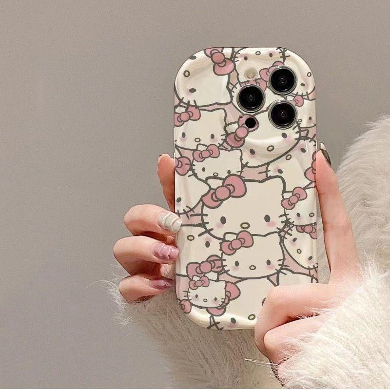 Phone Case For Xiaomi POCO X8 Pro 15T 5G M7 F7 X7 Pro M6 X6 F4 NFC X5 F6 5G Cartoon Hello Kitty Korean TPU Casing
