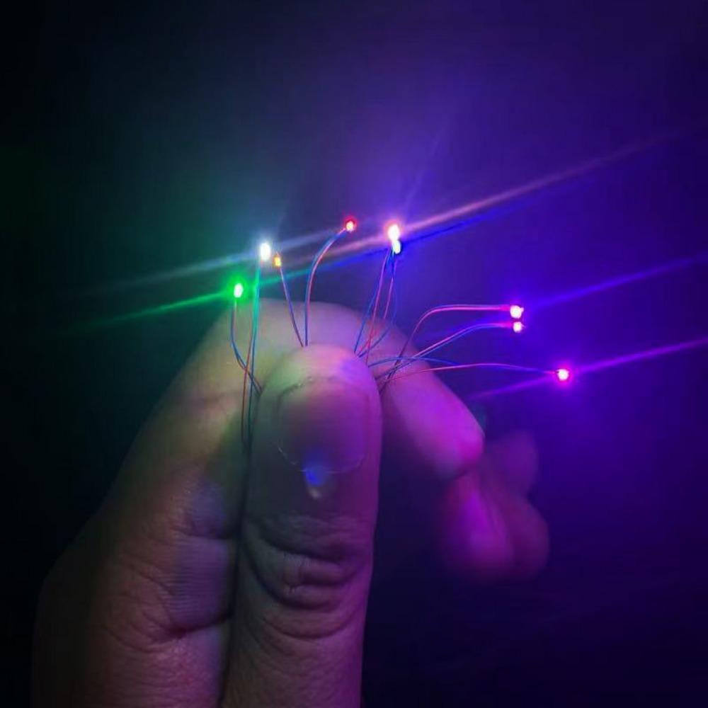 5pcs 0603 Figurines Building Blocks Wires DIY Materials Led SMD Wires  For Model Train