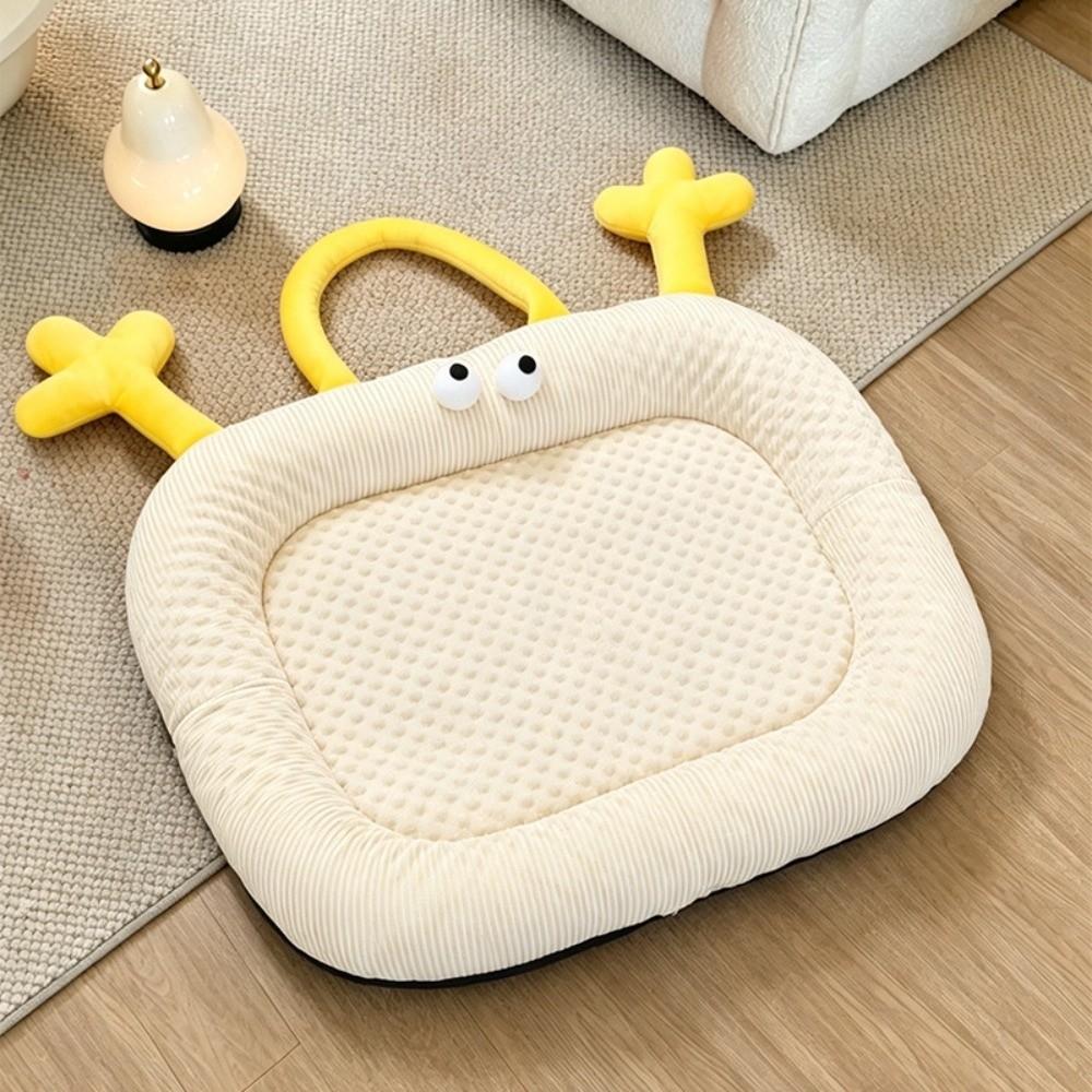 Breathable Dog Ice Beds Nonslip Cool Mattress Pet Sleeping Pad Dog Sleeping Mat  Kennel Liner S жёлтый