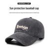 Personalized Embroidered Ripped Slim Baseball Cap - Unisex Trendy Sunshade Cap