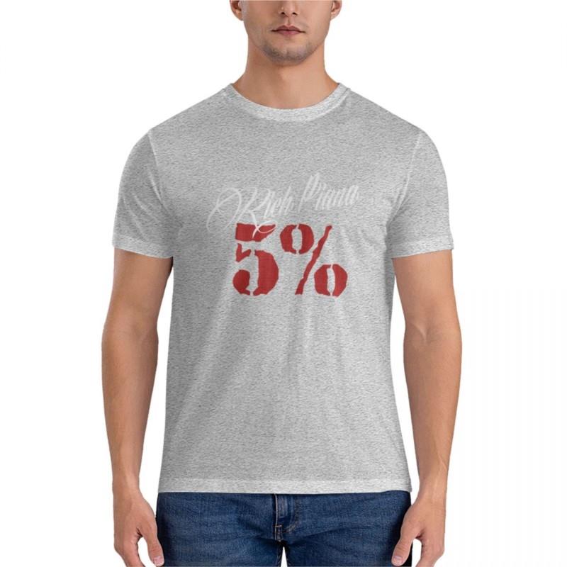 Rich Piana 5% Nutrition Bodybuilder Classic LogoActive T-Shirt T-Shirt T-Shirt für Männer Herren Grafik-T-Shirts Pack Kurzarm