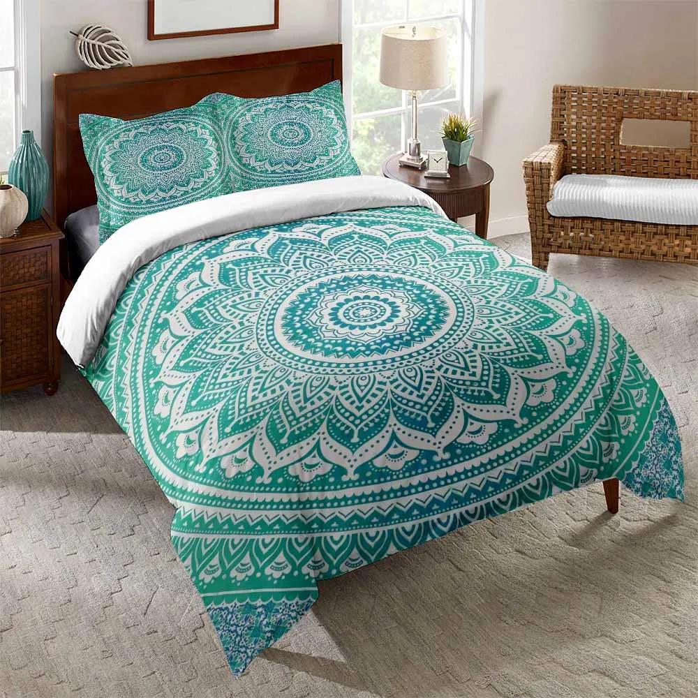 

Boho Mplusala Warm Comforter Cover Beding Sets Bambo Fiber Duvet Set Covers 2/3 Pcs High-End Premium Bedrom Set Ropa De Cama quen Sized Dimensions 100*200cm Single