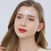 Glitter Facial Rhinestone Stickers Colorful Rhinestone Eye Shadow Eyebrow Stickers  Make Up