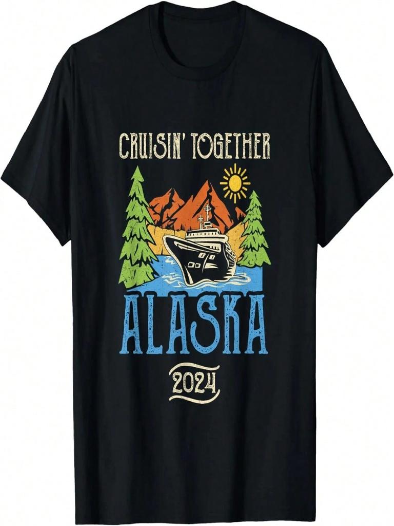 Matching Family Friends Group Alaska Cruise Together 2024 T-Shirt