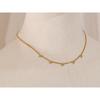 Exclusive Fashion Chic Cherry Chain Gold Color Necklace Gift 18k PVD Plated Waterproof Charm Exquisite Jewelry for Women