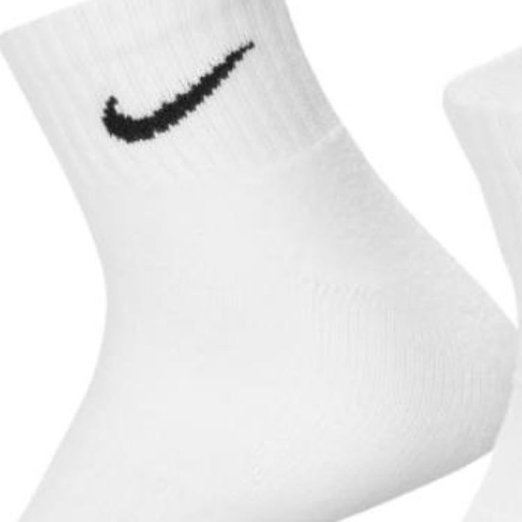 Nike Logo Printed Mid-Calf Socks Unisex socks White DX5025-100