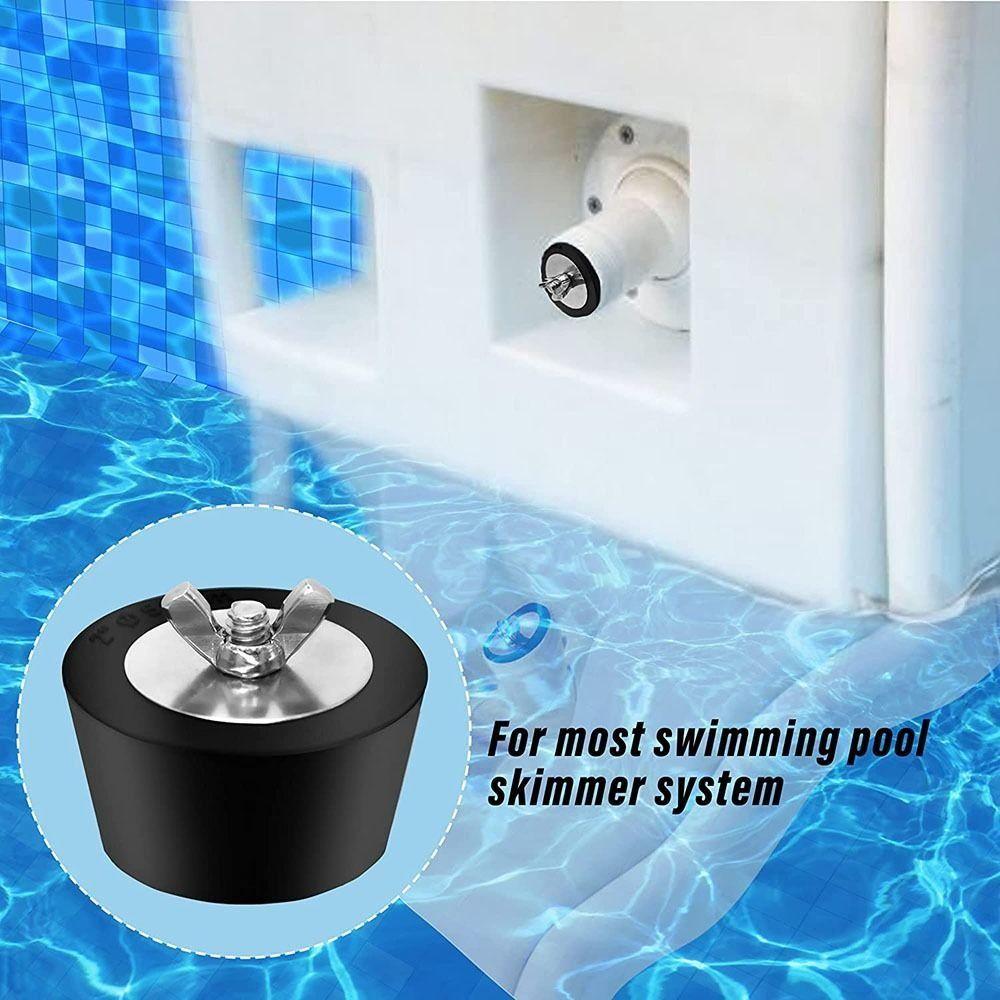 Rubber Swimming Pool Leak Proof Black Pool Plugs New Swimming Pool Fittings