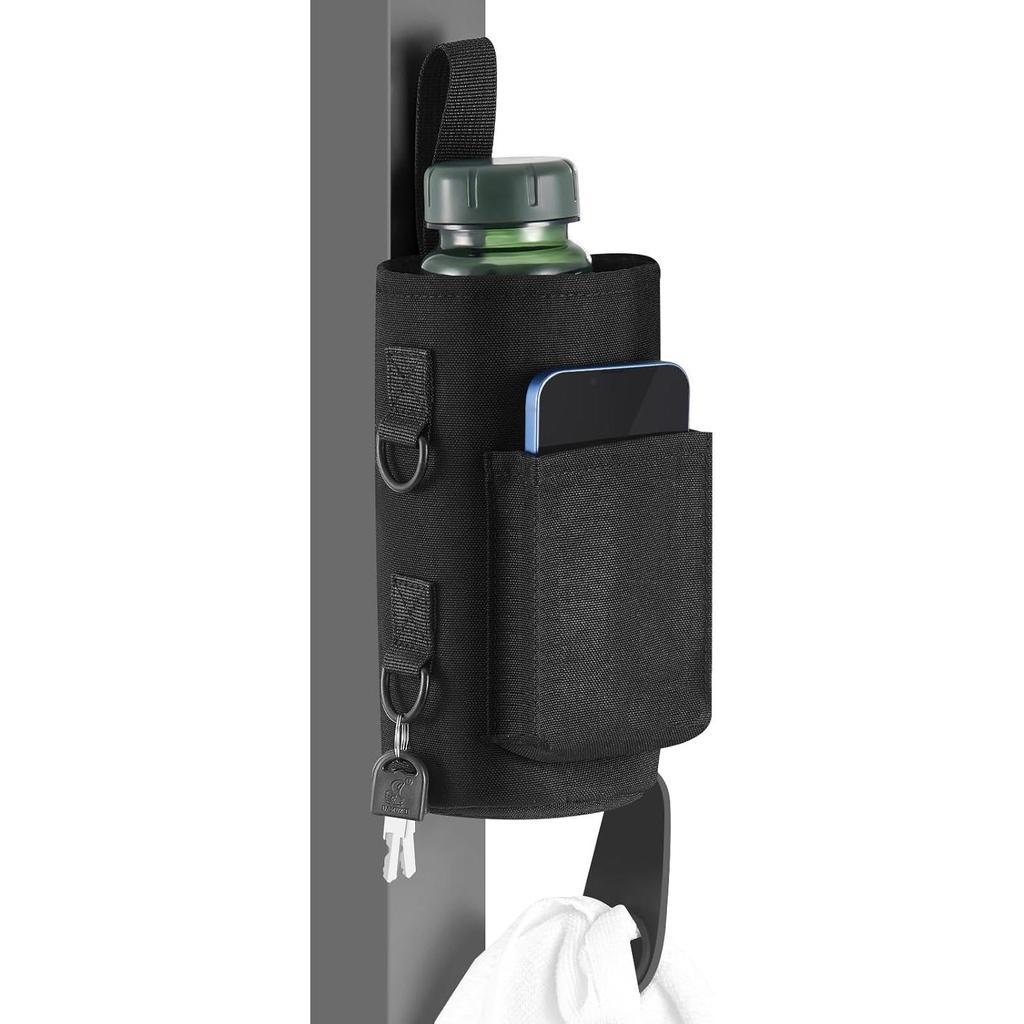 Magnetic Sports Crossbody Bag with Water Bottle and Phone Pouch