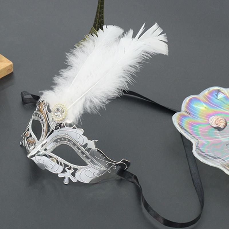 Couple Masquerade Mask Venetians Party Mask Halloween Costume Mask Mardi Gras Mask for Couples Women Men Half Face Mask