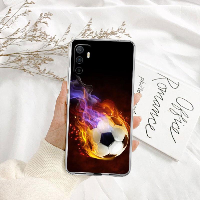 

IK29 Football Soccer Transparent Phone Case for Motorola Moto Edge 20 30 40 50 S30 Fusion Ultra Pro Neo Lite + G200 G23 Motorola Edge 40 Pro