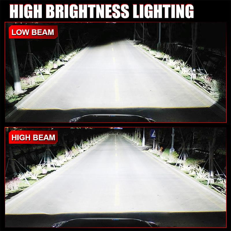 H7 LED Headlight Bulb Mini H4 H1 H11 9005 9006 HB3 HB4 9012 Hir2 5500W 4 Side CSP Chip LED Car Headlamp Auto Diode 360 Turbo LED