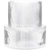 Clear Glass Vase, Ribbed Vase, Fluted Glass Vase, Flower Vase, Modern Vase For Centerpieces, Decorative Vase