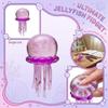 Super Solid Squishy Jellyfish Toys For Adults, Ultra Moldable Sensory Stress Relief With Slow Rise & Drop Malt Sugar Balls