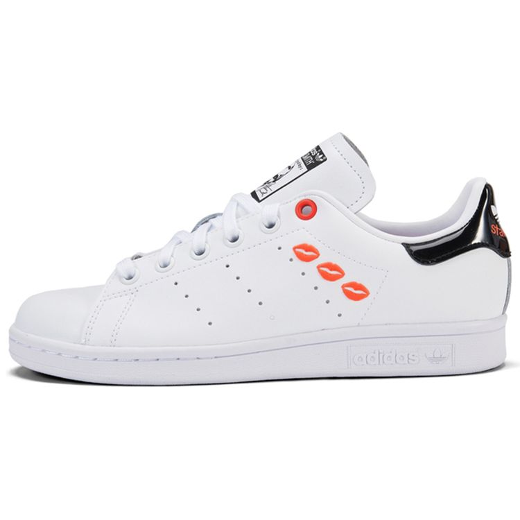 Adidas Originals Stan Smith Synthetic Leather Durable Low-Top Sneakers Women Sneakers White FY0265