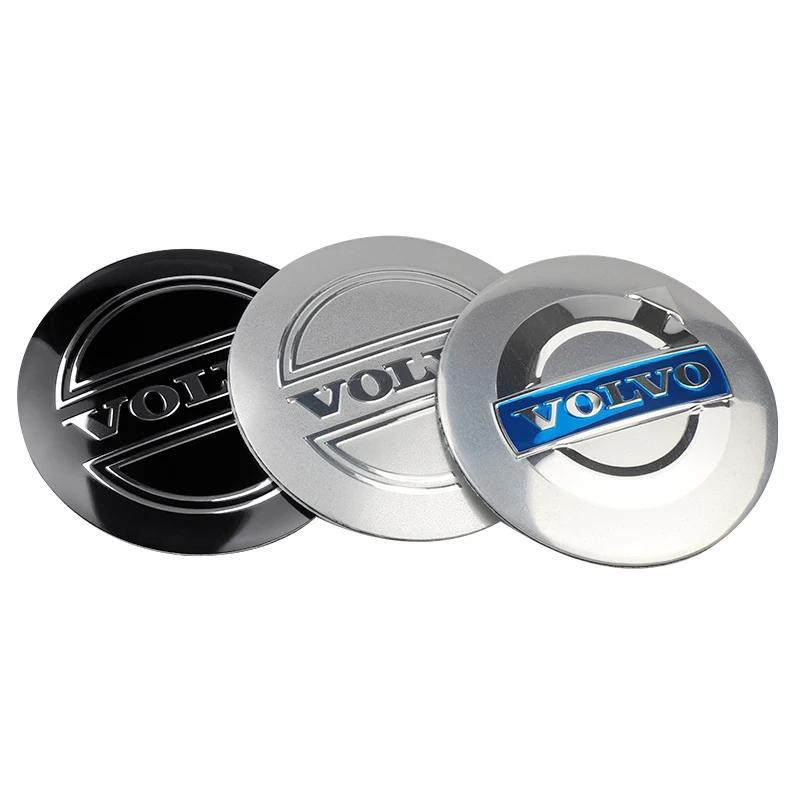 4PCS 56mm Car Styling Wheel Center Hub Caps Rim Cover Badge Emblem Sticker For Volvo XC90 XC60 C30 S60 C70 XC40 V40 XC70 V70 V60 CY0