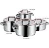 WMF Function 4 Saucepan Set, 4 Pieces (07.6004.6380)