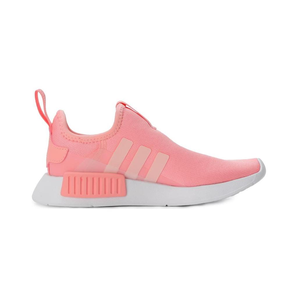 Adidas Originals NMD 360 C Lightweight Slip-Resistant Low-Top Running Shoes Kids Sneakers Pink White EF6615
