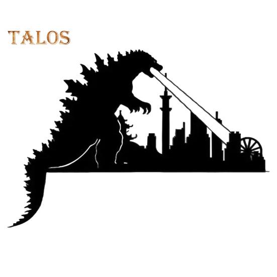 Türrahmenaufsatz mit Drachenmotiv, Metall, Drachensilhouette, Türaufsatz, Wandkunst, Eckschild für Kinderzimmer, Schlafzimmerfenster