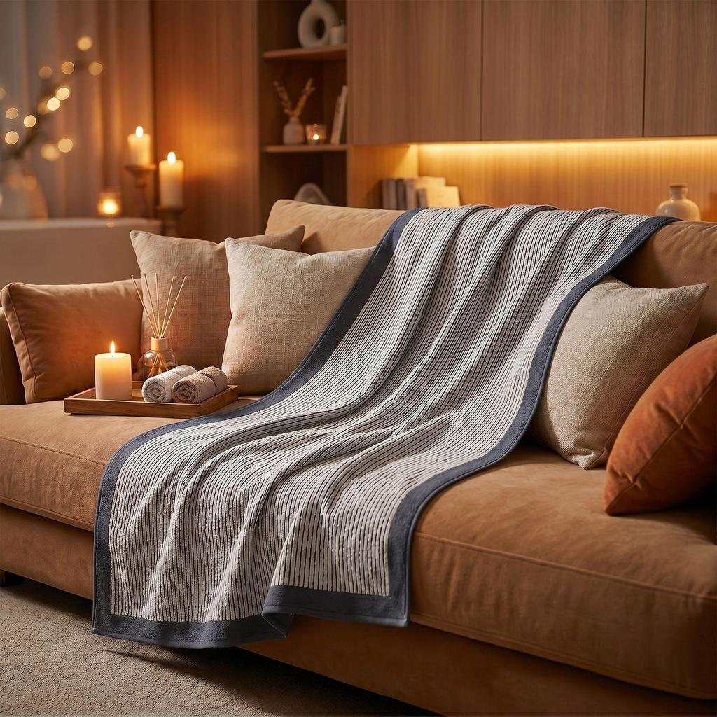 Serviette de bain premium 100% coton: Épais, Doux, Absorbant, Antibactérien, Brodé pour Usage Domestique et Hôtelier