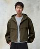 AGOD Washed Canvas Hooded Jacket [Brown]