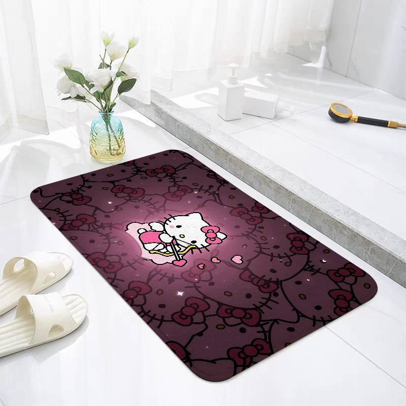 Cute H-hellos-k-kittys Floor Mats Home Laundry Rug Carpet For Living Room Decor Lounge Area Anti-slip Foot Mat Entrance Doormat
