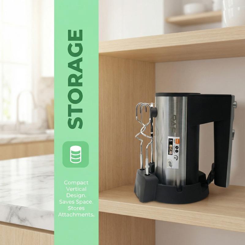 220V Household Stainless Steel Egg Beater, Electric Baking Cake Cream Beater Handheld Stirring Milk Frothers 800W