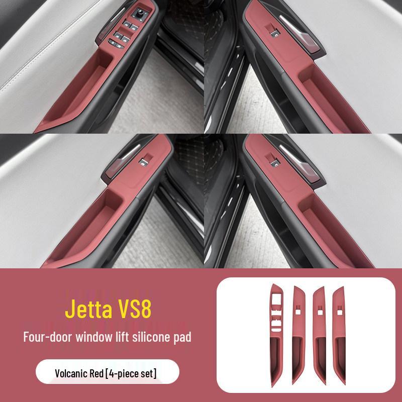Jetta VS8 Center Console Silicone Protective Pad & Wireless Charging Mat