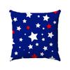 Independence Day Stars And Stripes Digital Printing Short Plush Pillow Covers For Car Sofa Office Cushion Cover Home Goods
